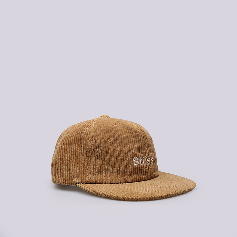  бежевая кепка Stussy Cord Strapback Cap 131772-brown - цена, описание, фото 2